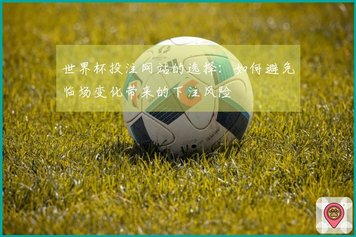 世界杯投注网站的选择：如何避免临场变化带来的下注风险